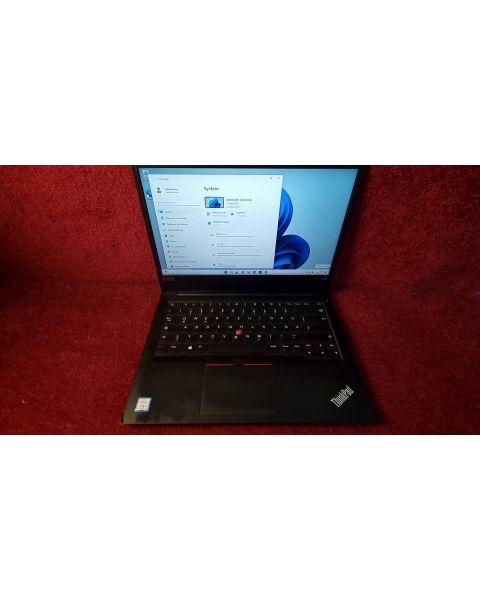 Lenovo Thinkpad E490 *Windows 11, 8 Gigabyte Ram, i5-8265U 1.60Ghz, 256GB NVMe