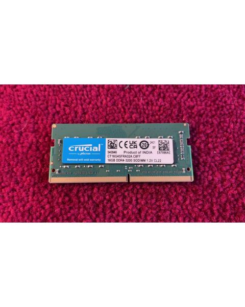 Crucial 16 GB DDR4 Laptop Ram *2400 Mhz