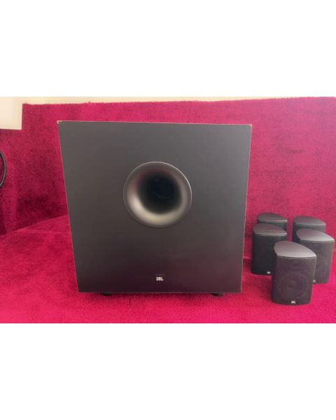 JBL Simply Cinema SUB125 (Aktiv) *Powered , Subwoofer, 160 Watt , Inkl. 5 JBL Satalieten