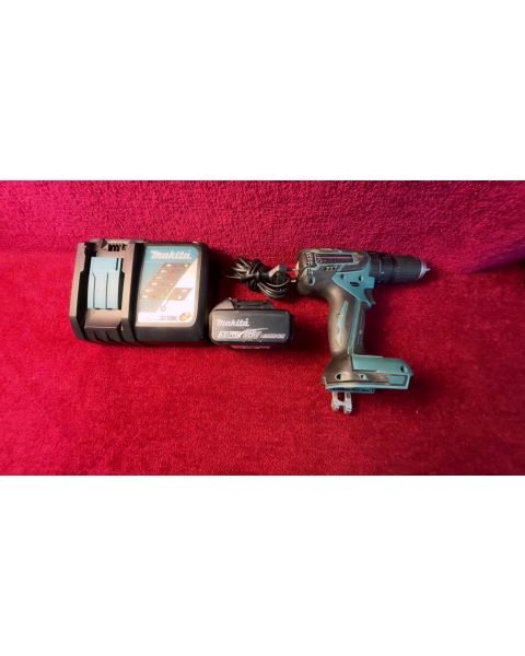 Makita DHP459 *Ladegerät , 5.0AH 18V, Schlagbohrschrauber, 13 mm