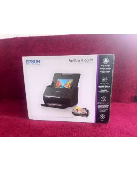 Epson FastFoto FF-680W *Scannt 30 Fotos , in 30 Sekunden, Scanner mit , automatischem Einzug