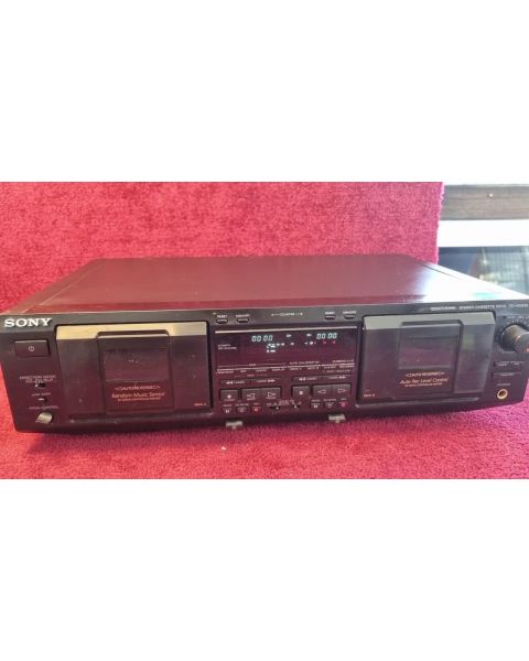 Sony TC-WE 635 Doppel Tape Deck *Mängel:Riemen, Abgenutz, optional. NEU + , Einbau 150,-