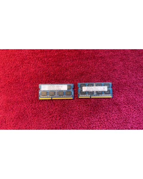 Notebook Ram 2x4 GB PC3 12800S