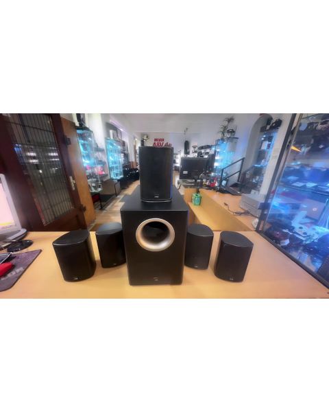 Canton Plus GX 5.1 Boxen Set *Bass AS-10 110 Watt, 5 Satalietten Boxen, 80 Watt 4-8 Ohm