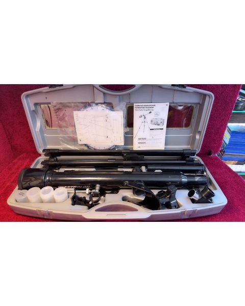 Refraktor Teleskop *Opjektiv 60mm, Brennweite 700mm, 31,7mm Okular, 4,9,12,20mm