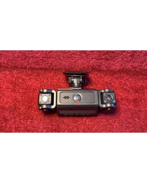 Full HD Dashcam 3 Kameras FullHD incl. 64GB MicroSD Card Bewegungserkennung *Full HD 3 Kameras, eingebauter Akku, inkl. 64 GB MicroSD, Wlan