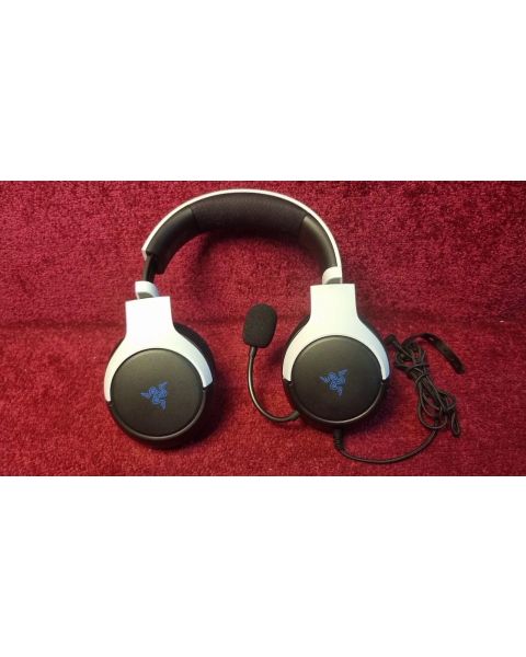 Razer Kaira X Gaming Headset *PS4 / PS5, Lautstärkeregler, Kardioiden-Mikrofon, Schwarz-Weiß