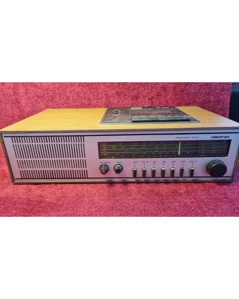 DDR RFT Robotron Strelakassett RR 2201  *UKW / LW / MW, KW / Mic in , Kassetten-, Recorder