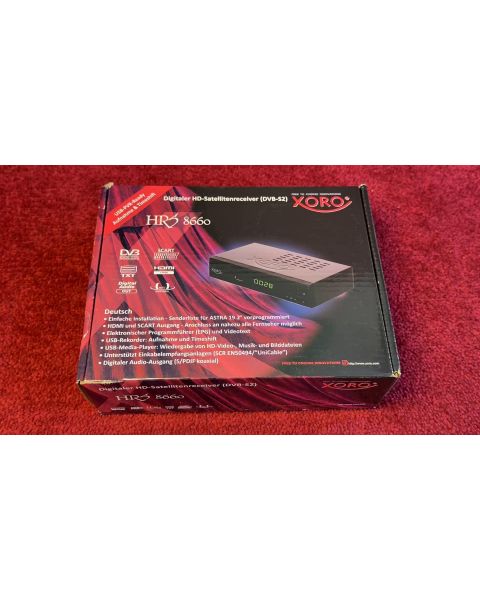 Xoro HRS 8660 DVB-S2 Satelitenreciver *HDMI, Scart
