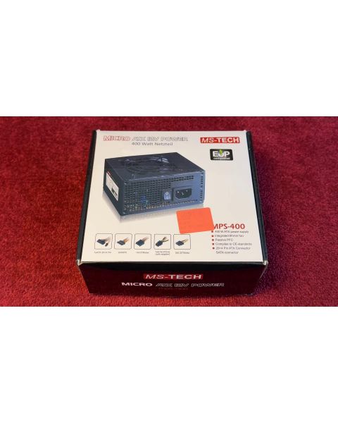 MS-Tech Micro ATX Netzteil 400W *400 W