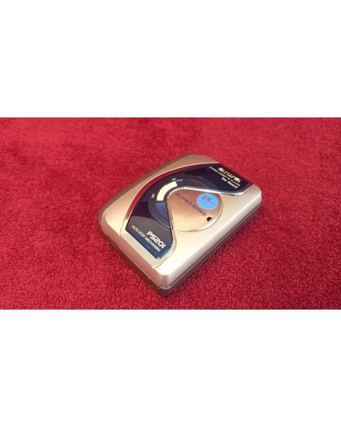 Aiwa HS-PS201 tragbarer Kassettenspieler blau *115 x 95 x 30 mm ,  AA: 2 x 1.5 Volt, RETRO , SAMMLER