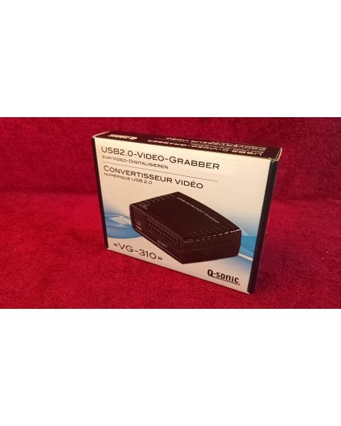 Q-Sonic VHS Converter VG-310 Grabber *zum Video, -Digitalisieren, USB-Video, Grabber