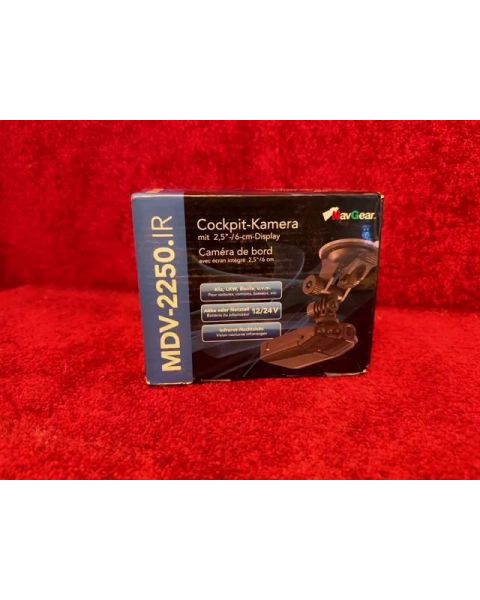 NavGear Auto-DVR-Kamera  *MDV-2250.IR. -, Cockpit Kamera 6 , cm Display-, funktionsfähig