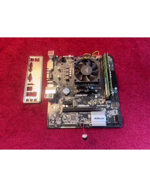 Asrock A320M HDV mit CPU AMD *AMD A12 9800, Radeon R7, 4x3,10Ghz, 8GB Ram DDR4