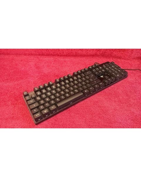Trust GXT- 23821 Tastatur Deutsches QWERTZ Layout *RGB, Anti-Ghosting, 12 Multimedia-, Funktionstasten