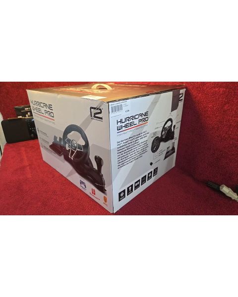 READY 2 GAMING HURRICANE WHEEL PRO für  *Lenkrad , mit Pedalen, für  Switch,  PC, PS3, PS4, 
