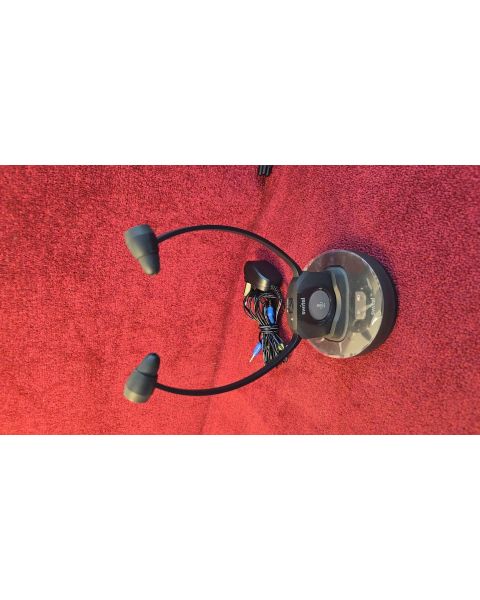 Switel TVL300 Funk TV Kopfhörer In Ear Lautstärkeregelung Schwarz *Kinnbügelkopfhörer mit , Hörverstärker, digitale drahtlose,  Übertragung