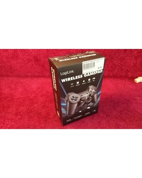 LogiLink Wireless Gaming Controller 2,4 GHz, für Windows-PC, Android-Geräte, TV-Boxen, PS3 * AA0187 