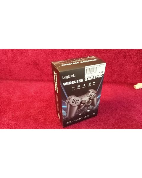 LogiLink Wireless Gaming Controller, 2,4 GHz, für Windows-PC, Android-Geräte, TV-Boxen, PS3 *AA0187