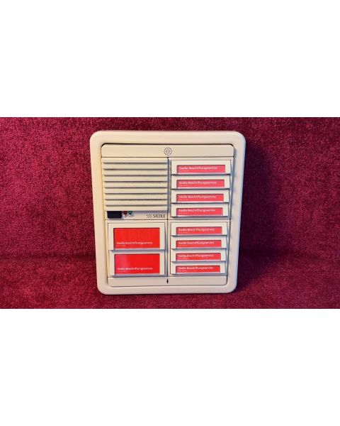 SSS Siedle Türstation vario 511 beige Sprechanlage *10 Wohneinheiten