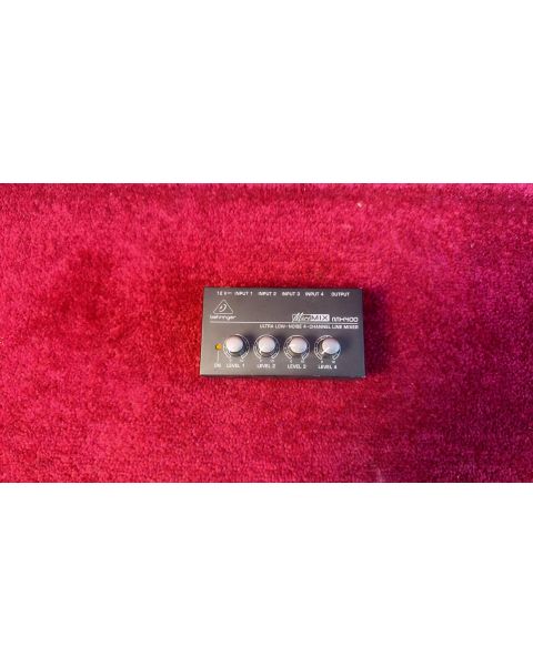 Behringer HA400 MICROAMP   *Kopfhörerverstärker, 4 Ausgänge:, 6,3 mm , Stereoklinke