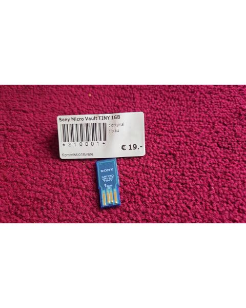 Sony Micro Vault TINY 1GB *original, blau