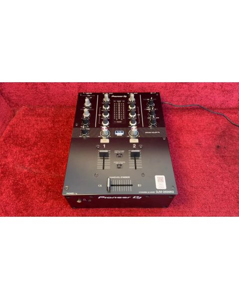 Pioneer DJM-250 MK2 2 Kanal Mixer *20 - 20.000 Hz, USB Audio Intf., Phono/Line, Aux/ XLR