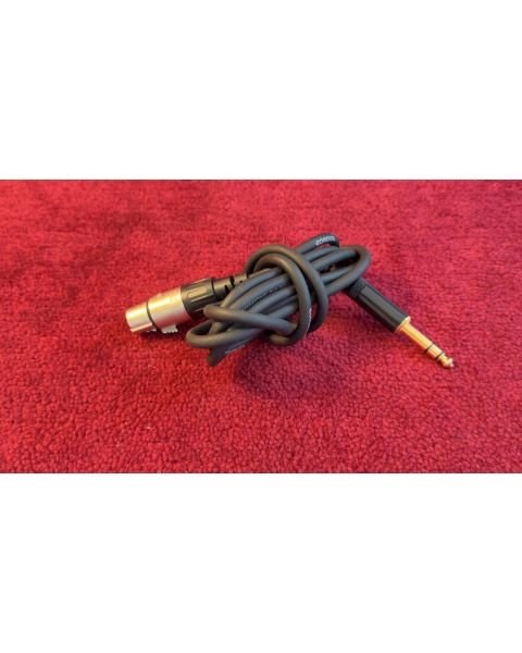 Adapterkabel Klinke 6,3mm auf XLR female, Stereo-Klinke auf XLR female 1,5m