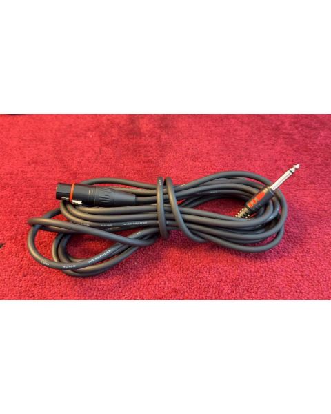 XLR auf 6,3 mm Klinke Mikrofonkabel 3 m HiFi Audio Kabel für Mischpult