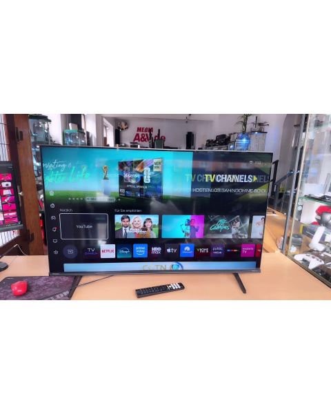 Hisense 43A6N 108CM *Smart TV, UHD 4K, Tripple Tuner, 3x HDMI 2x USB