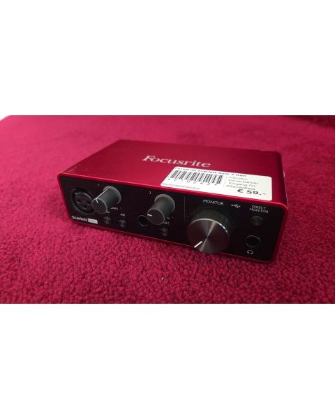 Focusrite Scarlett Solo 3.Gen *Mikrofon, Vorverstärker,  Eingang für , Gitarre/Bass
