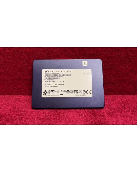 Micron 5200 Eco SSD *960 GB, Sata 3  6GB