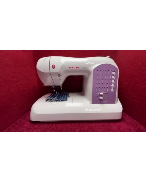 Singer Curvy Nähmaschine  *30 Nähprograme , Spulenwicklung,  Stickarbeit PVC, Leder,Wolle Vinyl