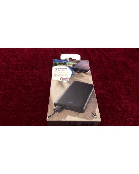 Ideen Welt PowerBank 5.000mAh *30cm USB-C-Kabel