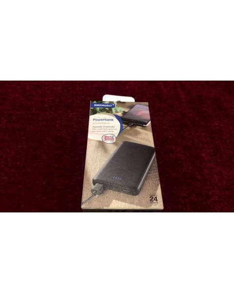 Ideen Welt PowerBank 5.000mAh Neu *30cm USB-C-Kabel