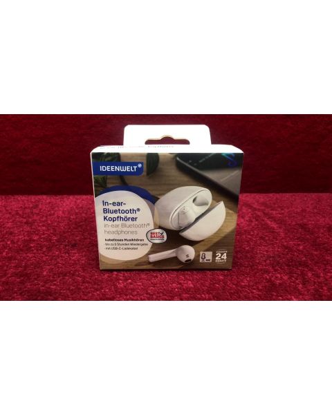 In-ear-Bluetooth Kopfhörer IDEENWELT Neu *5 Stunden Akku Wiedergabe, Kabellos , Bluetooth
