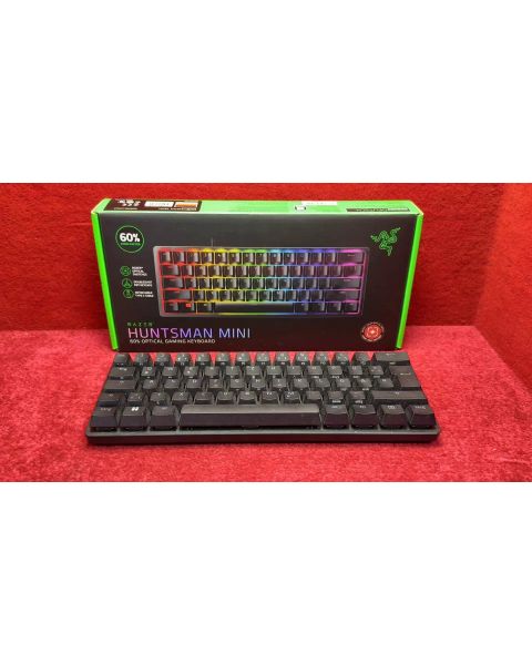 RAZER Huntsman Mini Gaming Tastatur *Razer Opto-Mechanical, abnehmbares Kabel, 60 % mini , USB Stromversorgung 