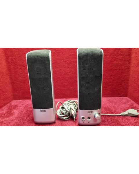 Hercules XPS 2.010 PC Lautsprecher  *Klinke , Headphone in, Mic in 