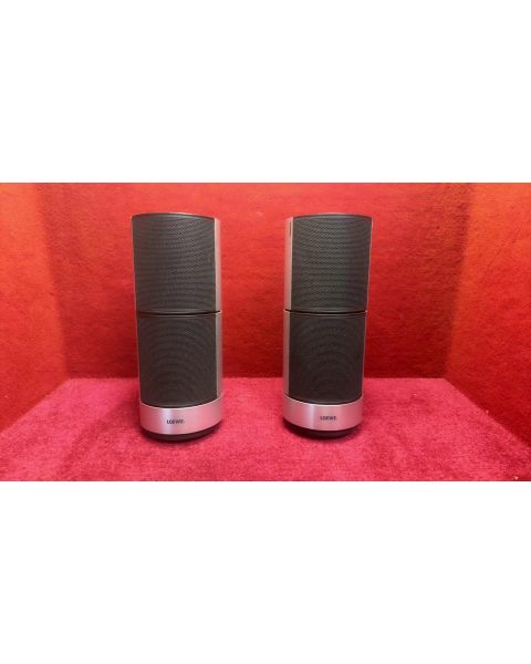 2x Bose Loewe Concertos Sound Doppelcubes Lautsprecher Höhe  21,50 cm *Leistung: , 100 Watt Sinus, Inkl. Kabel und , Wandhalterung
