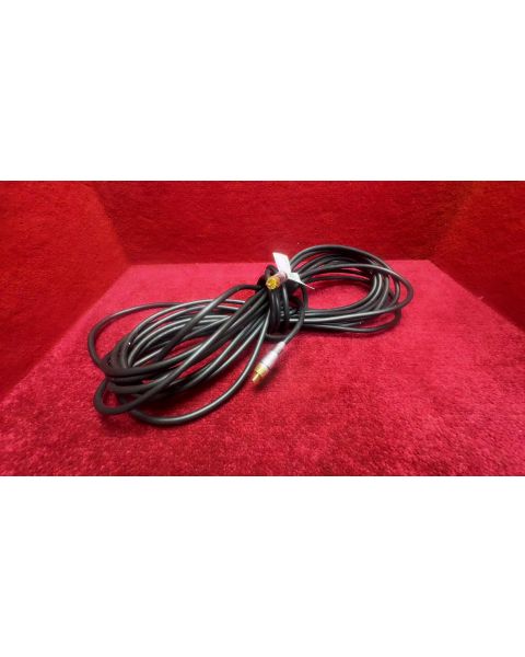 7,5m Audio Subwoofer-Kabel (7,5 m) vergoldet & 3-fach geschirmt, Mono Cinch-Kabel mit 1 zu 1 Cinch-Stecker, Audiokabel,