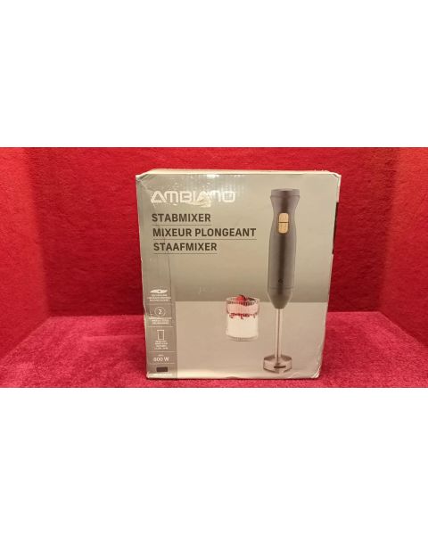 Ambiano Stabmixer 800W mit Schneebesen & Messbecher *800W, Schneebesen, Edelstahlklinge 