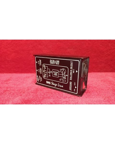 IMG Stageline DIB-100 Gitarreninstrument *Passive DI Box