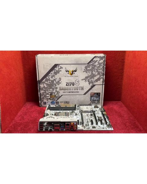 Asus TUF Gaming Saberthooth Z170S + Intel Core i 7 7700k 1xM.2 6x S-ATA 4x DDR4 Ram Slots So. 1151 *i7 7700k, PCI-E 3.0, 4 x DDR4 , 1x Nvme 6x S-ATA
