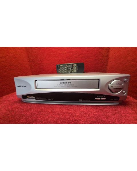 Medion MD9023/b Videorecorder  *6 Kopf , HiFi Stereo, Scart, Fernbedienung