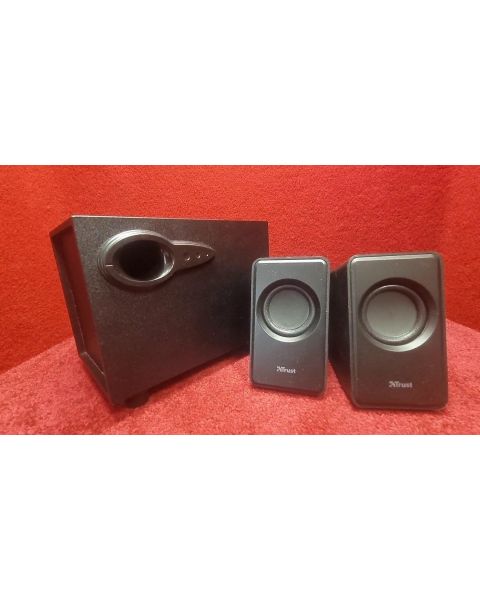 Trust 2.1 Mini Soundsystem *Strom über USB, Klinke, PC Lautsprecher