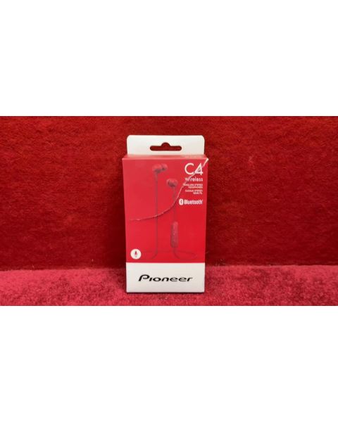 PioneerSE-C4BT Wireless Kopfhörer Bordeaux Rot *inline Fernbedinung, BT, origRech 06.26 