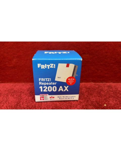 AVM FRITZ!Repeater 1200 AX *Wifi 6, Wlan Mesh, 1x 1 Gigabit Lan, WPA3 / WPA2