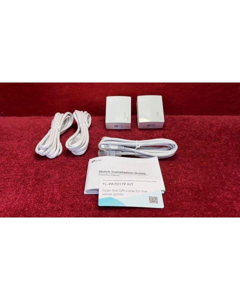 TP Link Powerline Starter Kit TL-PA7017P Kit *Plug and Play, Gigabit Port