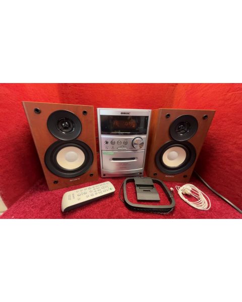 Sony CMT-NEZ50 Micro HiFi DAB UKW CD Kassette MP3 Fernbedienung Handbuch *DAB, UKW, CD + TAPE, AUX IN