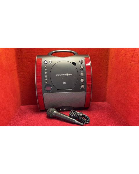 Singing Machine Classic Karaoke Maschine mit CD *1 Mikrofon